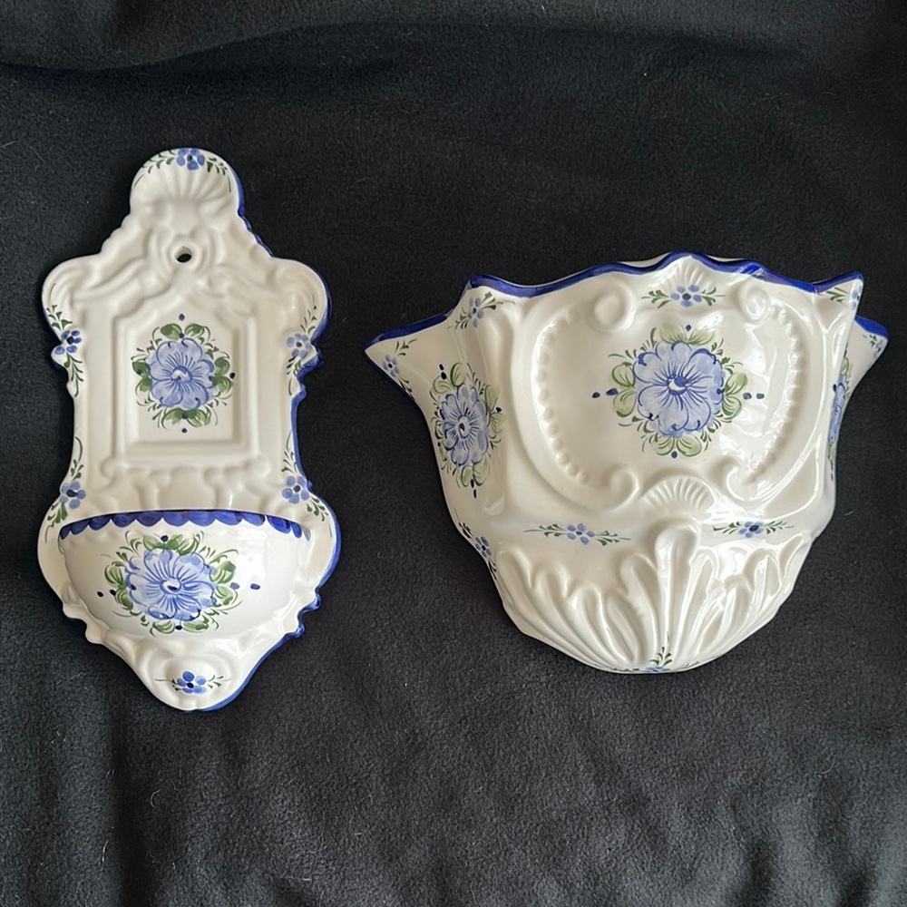 Vestal Blue and White Wall Decor Set